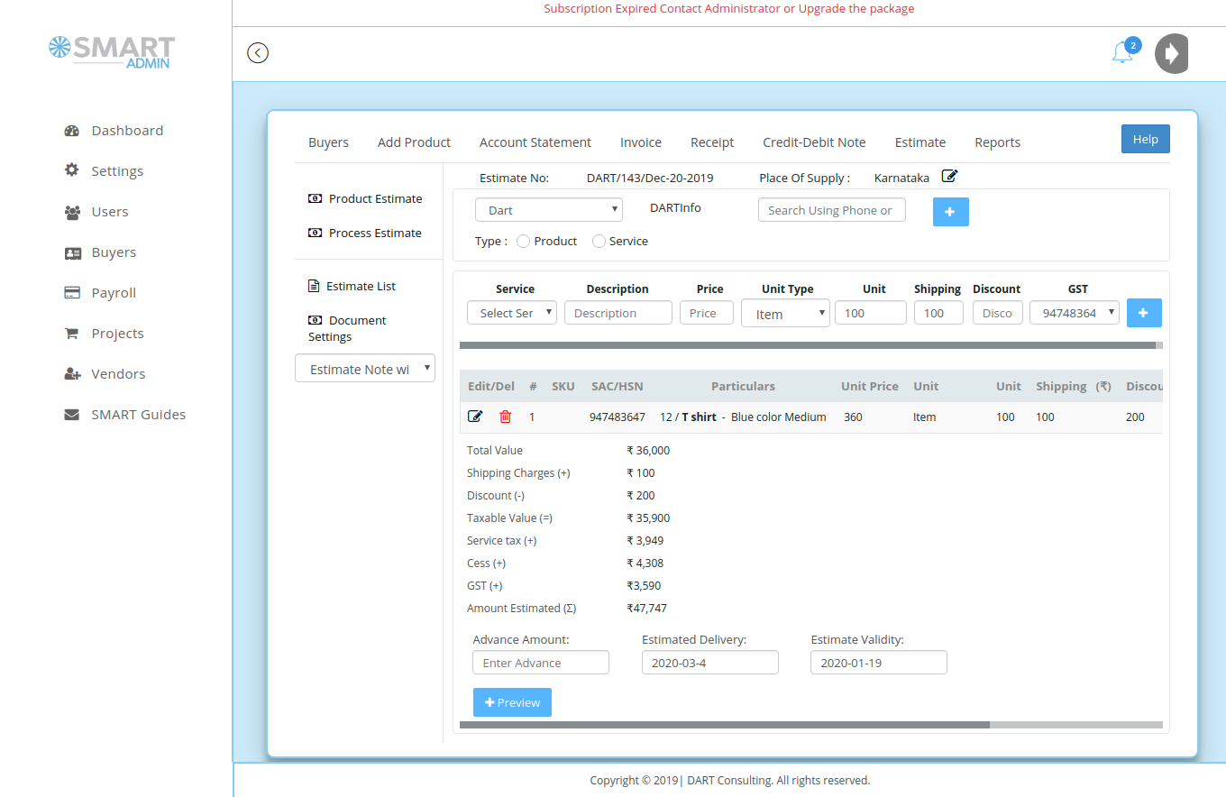 gst invoicing software 